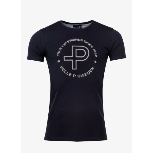 På daglig basis temperament Pick up blade Pelle Petterson T-Shirt Circle Print - Dk Navy Blue - Bestil Online Her