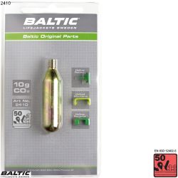 Baltic 10g Co2 Cylinder Med Clips