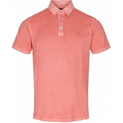 Key West Christen Short Sleeve Polo Shirt - Spiced Coral