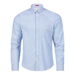 Musto Essential Langærmet Oxford Skjorte - Pale Blue