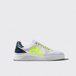 8beaufort Galapagos Island Dame Sneakers – Hvid / Lime