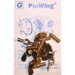 MARTEC PIN WING STØTTEBOLTE - G - 10/32 6STK