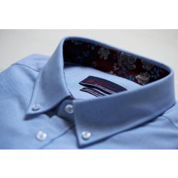 Mads Christensen Oxford Skjorte - Blue