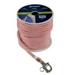 Talamex Fald Med Svirvelhage 10 mm X 33 Mtr Hvid/Rød