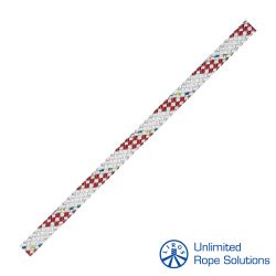 Liros Herkules 8mm Hvid / Rød – Fald / Skøde – Afmålt Længde