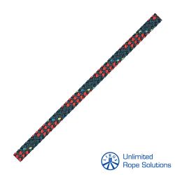 Liros Regatta 2000 6mm Stålblå-Rød – Dyneema Fald – Afmålt Længde