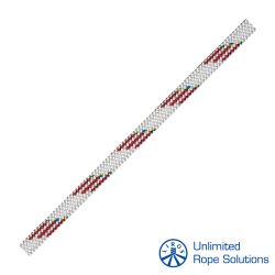 Liros Dynamic Plus 6mm Hvid/Rød – Dyneema Fald – Afmålt Længde