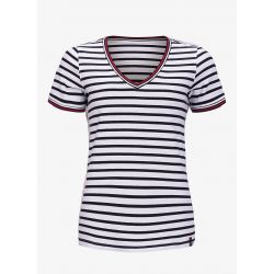 Pelle Petterson Classic Stripe Dame T-Shirt – Dark Navy Stripe