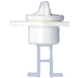 RWO Bundprop bajonet Ø22mm Hvid