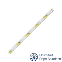 Liros Top Cruising Standard Skøde / Fald / Trimline 10 mm - Hvid/Gul - Afmålt Længde