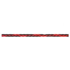 LIROS D-Pro Vision 3 mm Rød/Sort – Dyneema® SK78 Line med Lavt Stræk og Høj Synlighed