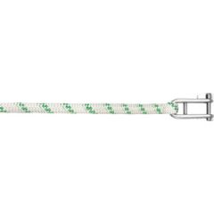 Liros LSP-32 Fald med Wichard Nøglesjækel 10 mm x 35 m – Hvid/Grøn – 2400 kg