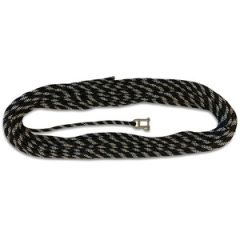 Liros Fald Med Isplejset Nøglesjækel 10 mm x 40 meter Sort/Hvid