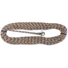 Liros LSP-32 Fald med Svirvelhage 12 mm x 45 m – Hvid/Rød – 3300 kg