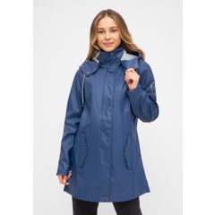 Sea Ranch Brooke Solid Dame Regnjakke - Insignia Blue