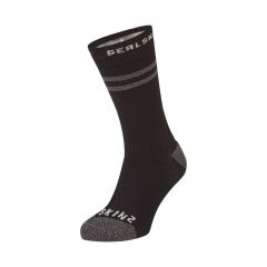 Sealskinz Scoulton Vandtæt Letvægtssok med Hydrostop – Mid Length – Black