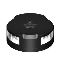 Lopolight 2Nm Anker- og signallanterne med 360° hvidt lys - 0,7m Kabel - Sort - Horizontal