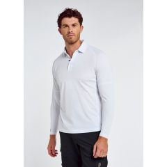 Dubarry Piraeus Herre Langærmet Technical Polo – White