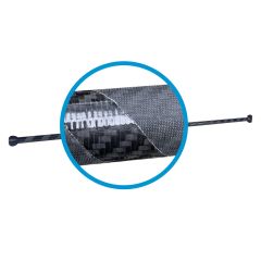 Windesign 22mm Carbon T700 PRO Rorpindsforlænger 124 cm