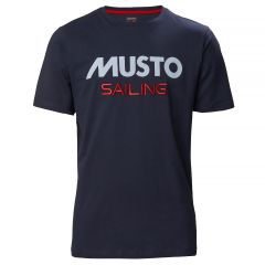 Musto T-Shirt Med Logo Broderi - Navy