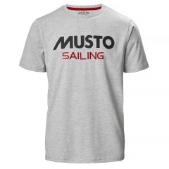Musto T-Shirt Med Logo Broderi - Grey Melange