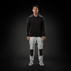 Musto Evo Crew Sunblock Langærmet Herre Polo – UPF 50 - Sort