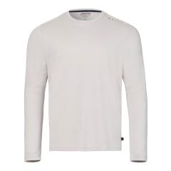Musto Evo Crew Sunblock Herre T-Shirt Med Lange Ærmer - Platinum