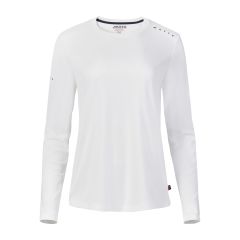 Musto Evo Crew Sunblock Dame T-Shirt Med Lange Ærmer - Hvid