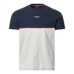 Musto 64 Channel T-Shirt - Platinum /  Navy
