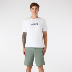 Musto Classic T-Shirt Herre – Hvid – Kortærmet Lifestyle T-Shirt i Bomuld
