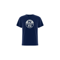 North Sails Performance Logo Jersey T-Shirt - Navy