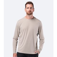 Zhik Mens UVActive™ Long Sleeve Tech Top – Stone