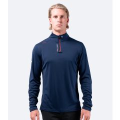 Zhik UV-Active High Collar T-Shirt Med Lange Ærmer - Navy