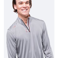 Zhik UVActive™ UPF50+ High Collar T-Shirt Med Lange Ærmer – Grey