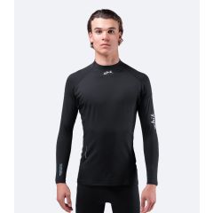 Zhik Sort Eco Spandex Solbeskyttende Herre T-Shirt med Lange Ærmer - Sort