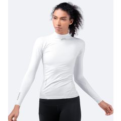 Zhik White Eco Spandex Solbeskyttende Dame T-Shirt med Lange Ærmer