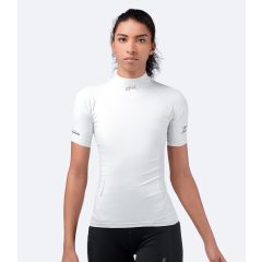 Zhik Eco Spandex UPF50+ Kortærmet Dame T-Shirt - Hvid