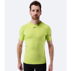 Zhik Herre Eco Spandex LT Kortærmet Baselayer Top – Lime | Åndbar & Bæredygtig