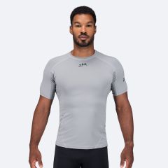 Zhik Herre Eco Spandex LT Kortærmet Baselayer Top – Platinum | Teknisk & Bæredygtig