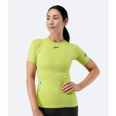 Zhik Dame Eco Spandex LT Kortærmet Baselayer Top – Lime