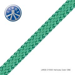 Liros Herkules Color 5 mm Grøn – Dobbeltflettet Polyesterline til Skøder og Trim