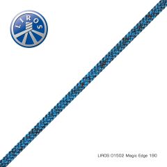 Liros Magic Edge 4mm Sort-Blå – Afmålt Længde
