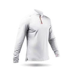 Zhik UV-Active High Collar T-Shirt Med Lange Ærmer - White