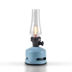 Mori Mori Lanterne Med LED Lys og Bluetooth-højtaler - Himmelblå