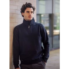 Pelle Petterson P-Half Zip Sweatshirt - Dark Navy Blue