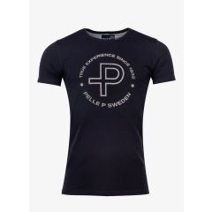 Pelle Petterson T-Shirt Circle Print - Dk Navy Blue