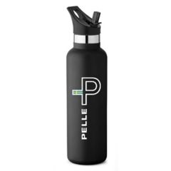 Pelle Petterson Vacuum Metal Vandflaske - Ink/Sort
