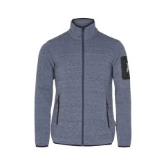 Sea Ranch Sidney Strik/Fleece Jakke - Jeans Blue