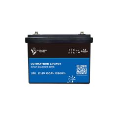 Ultimatron Lithium Batteri 12.8V 100Ah PRO LiFePO4 Smart BMS Med Bluetooth