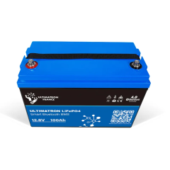 Ultimatron Lithium Batteri 12.8V 100Ah LiFePO4 Smart BMS Med Bluetooth